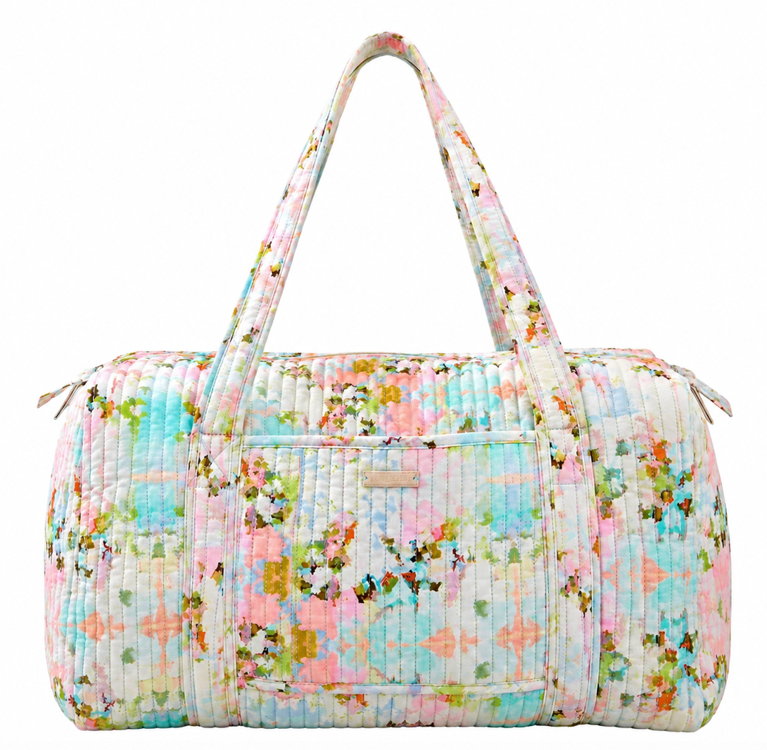 Brooks Avenue Signature Quilted Duffle Bag