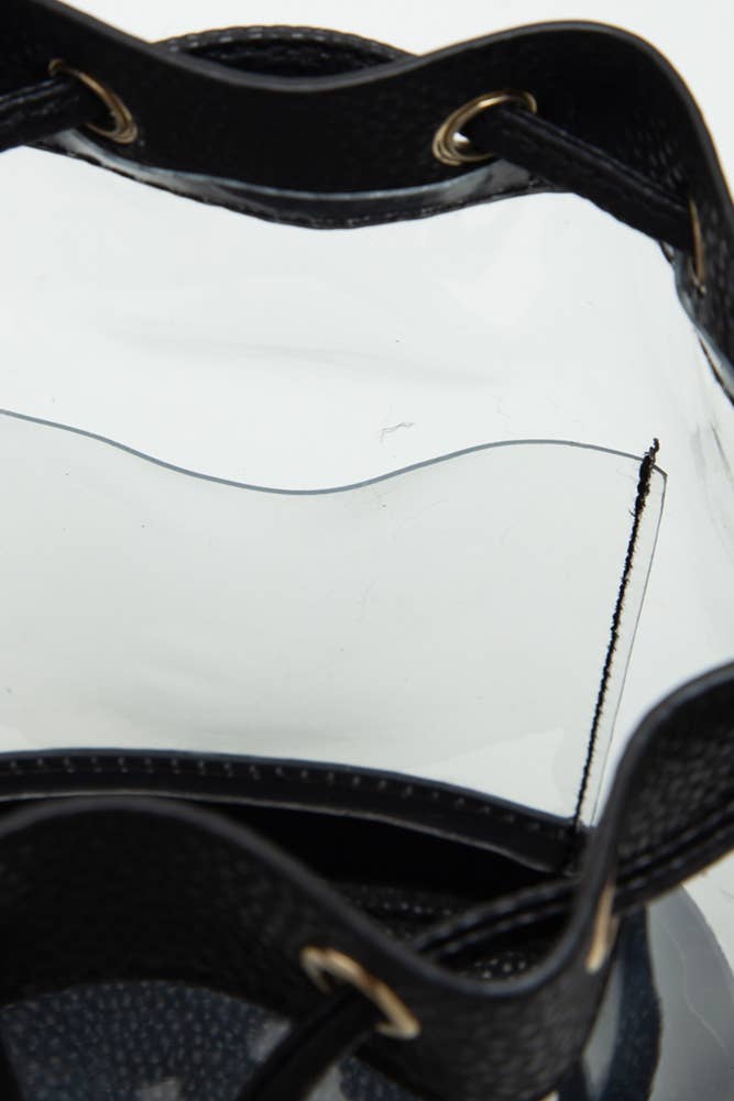 Clear Crossbody  Bucket