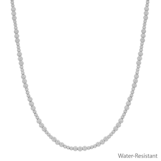 Silver Beaded Necklace
