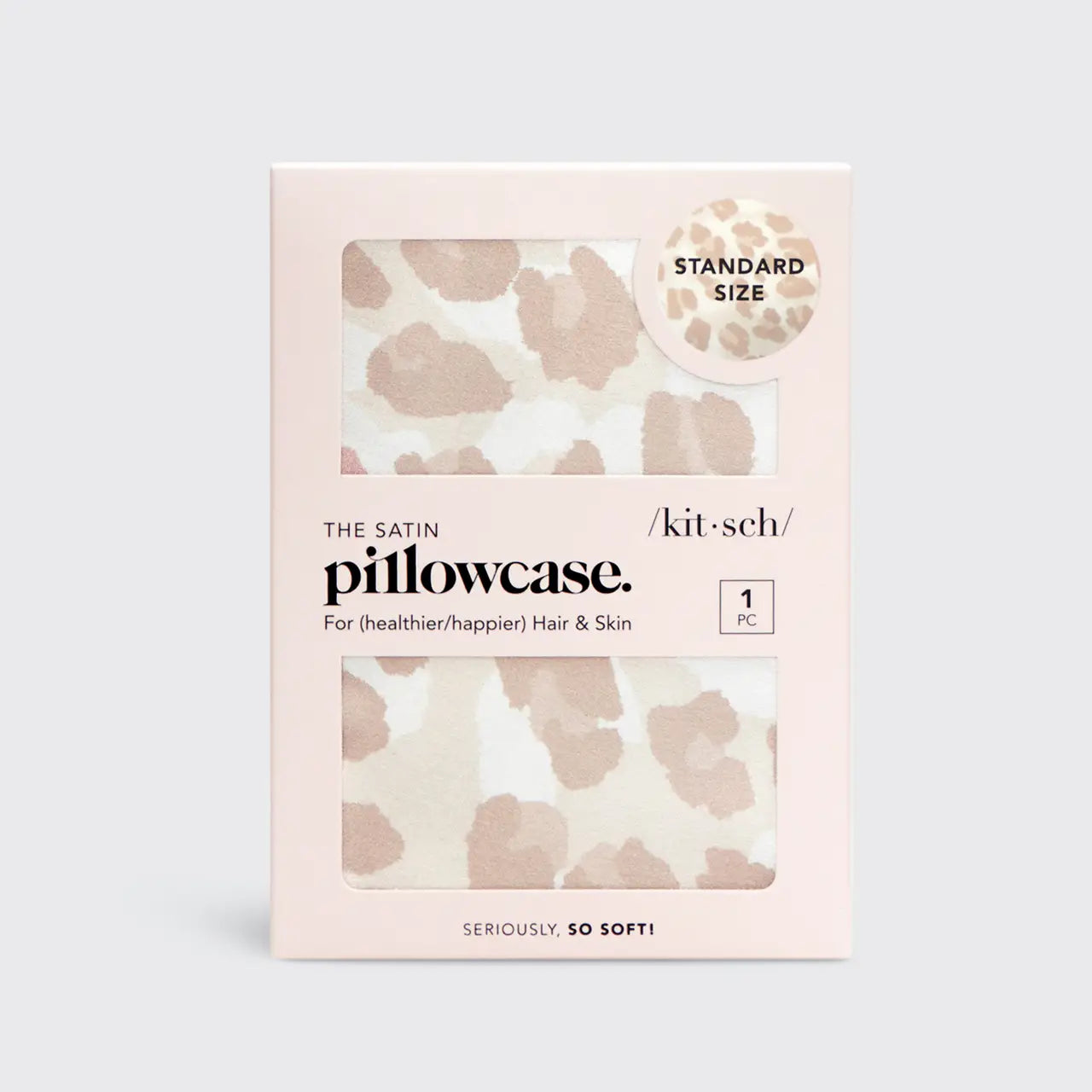 Satin Pillow Case - Leopard- Standard